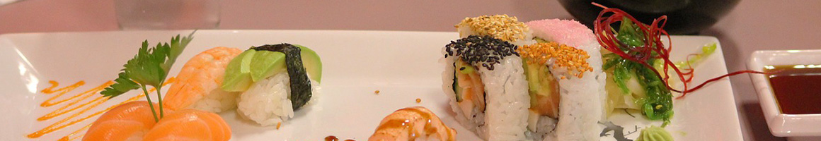 Eating Japanese Sushi at Gold Taste Sushi and Japanese Restaurant restaurant in Williamsburg, VA.